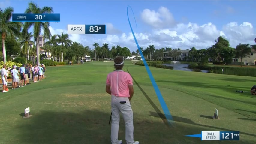 Bernhard Langer's dialed in tee shot leads to birdie at TimberTech Cham