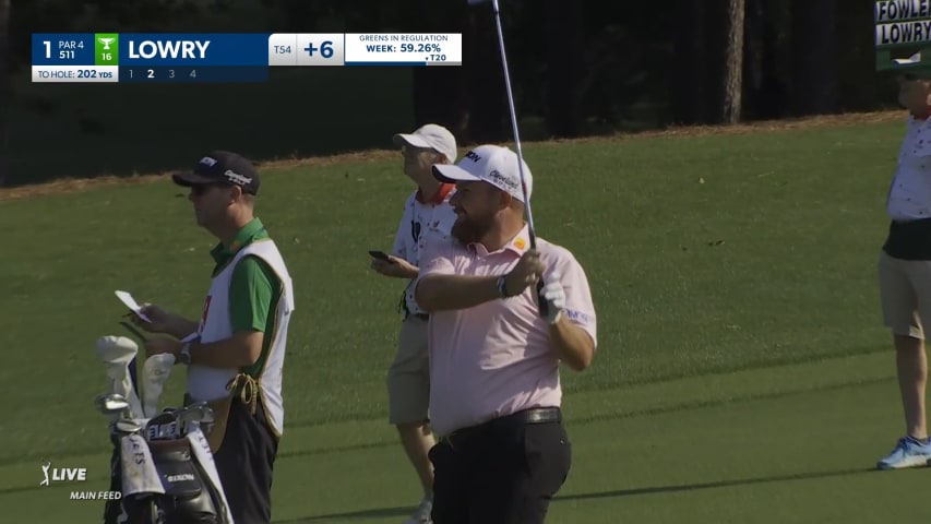 Shane Lowry's dialed-in approach from 202-yards secures birdie at Wells Fargo