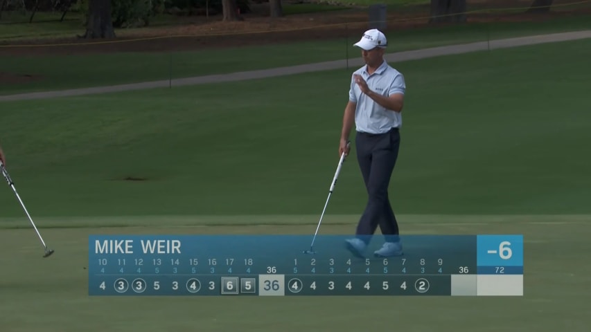 Mike Weir sticks tee shot to set up birdie at Insperity Invitational