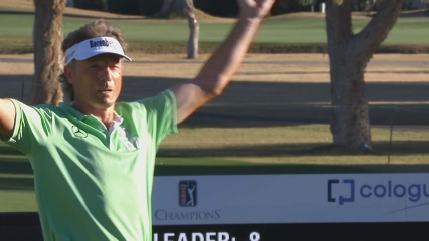 Bernhard Langer closes with monster birdie at Cologuard Classic