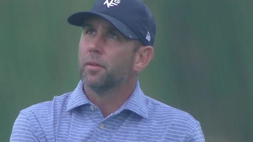 Josh Teater sticks approach to set up birdie at Puerto Rico