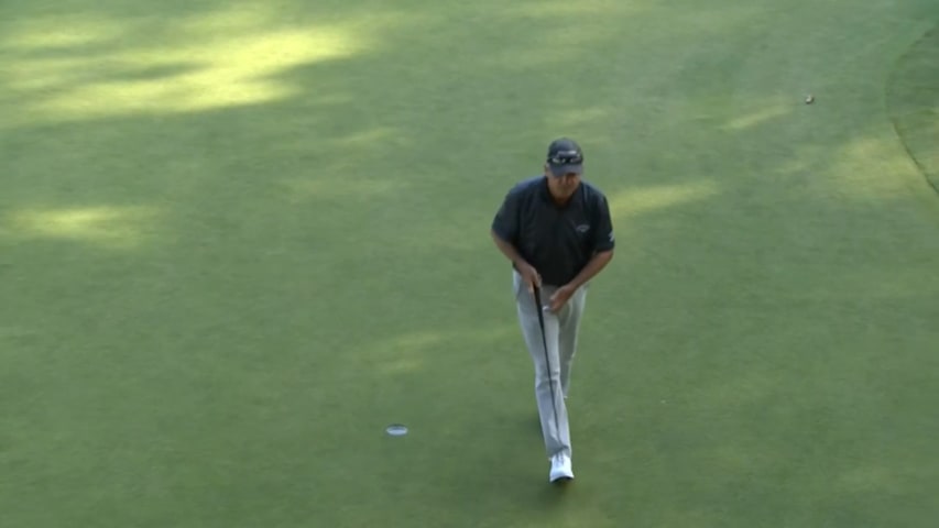 Scott Dunlap makes birdie on No. 16 at Ally Challenge