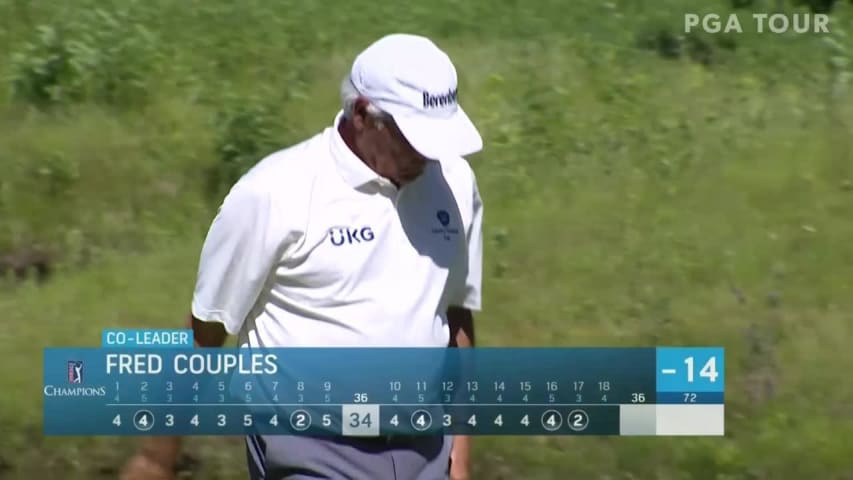 Fred Couples birdies No. 17 at American Family Insurance