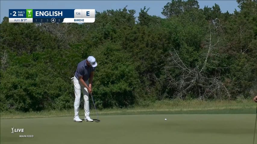 Harris English gets up-and-down for birdie at Valero