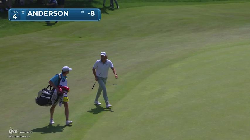 Matthew Anderson chips in for birdie at RBC Canadian