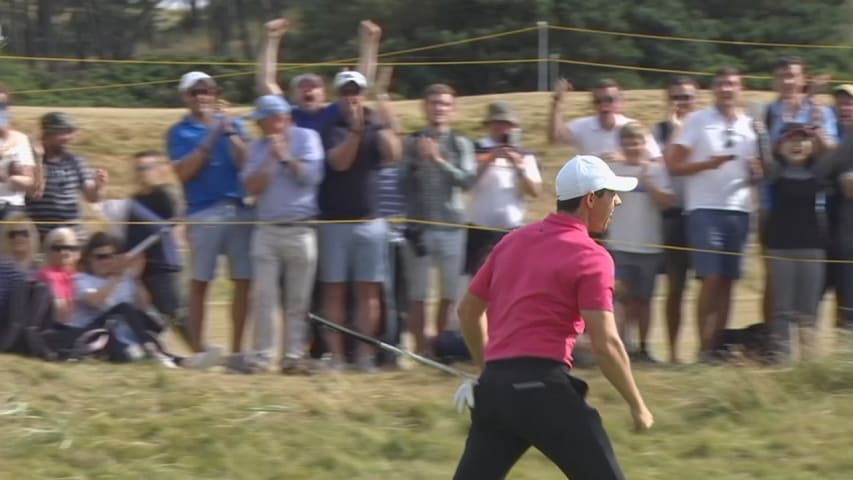 Rory McIlroy's 55-foot eagle putt at The Open