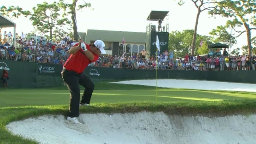Patrick Reed’s spectacular scramble to remain in playoff at Valspar