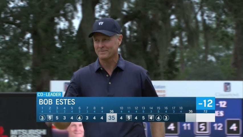 Bob Estes cards back-to-back birdies on No. 16 at FURYK & FRIENDS