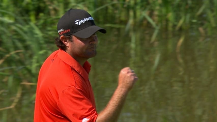 Steven Bowditch records a key birdie on the 71st hole at AT&T Byron Nelson