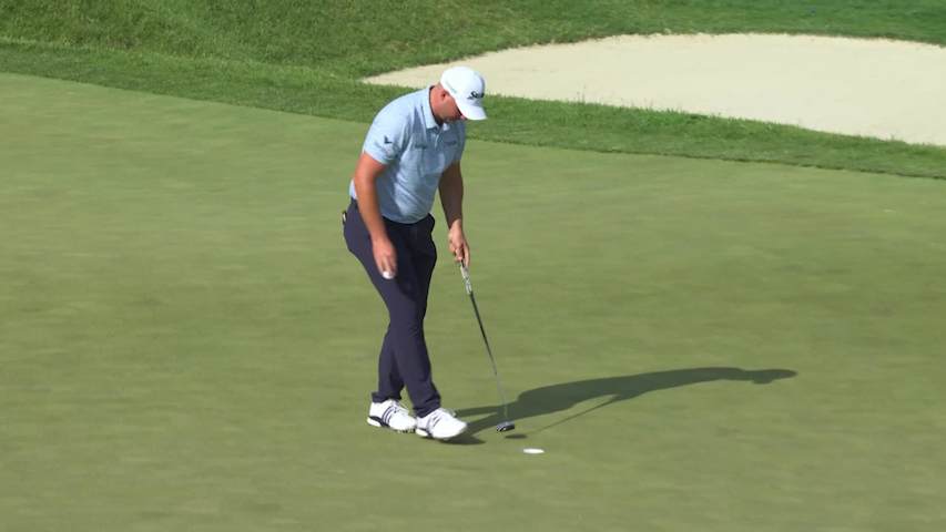 Sepp Straka makes birdie on No. 7 at Truist Championship