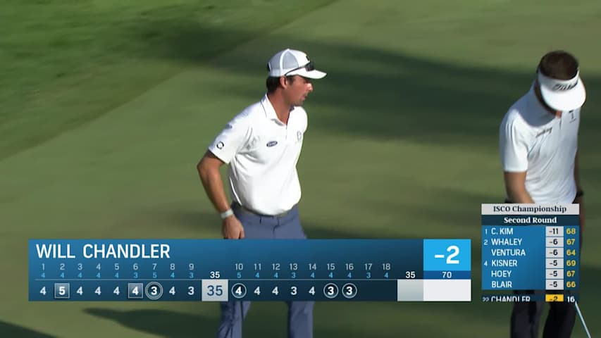 Will Chandler makes birdie on No. 16 at ISCO Championship