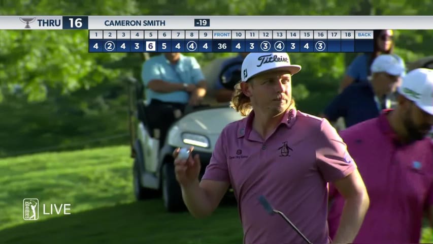 Cameron Smith makes up-and-down birdie at THE NORTHERN TRUST
