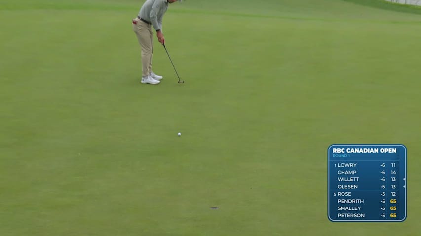 Will Chandler makes birdie on No. 18 at RBC Canadian