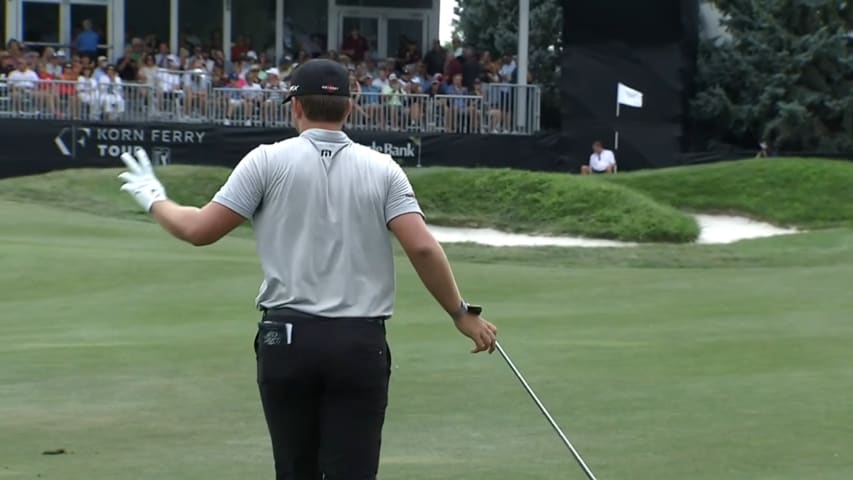 Will Gordon throws approach to within 5 feet at Pinnacle Bank Championship