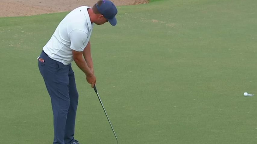 Keith Mitchell picks up birdie on No. 16 at AT&T Byron Nelson