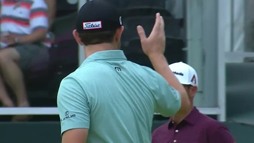 Patrick Cantlay’s solid birdie putt at THE NORTHERN TRUST