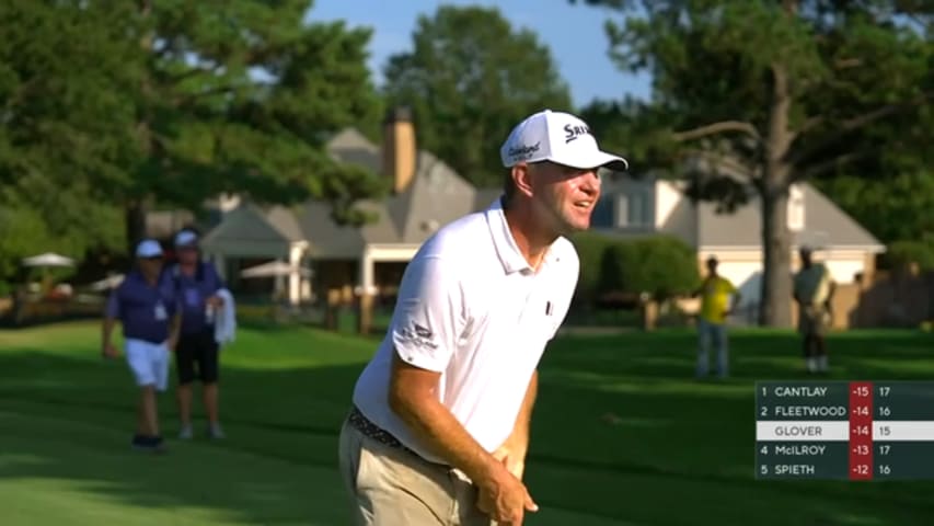 Lucas Glover bounces-back with birdie on No. 16 at FedEx St. Jude