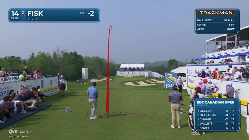 Steven Fisk makes birdie on No. 14 at RBC Canadian