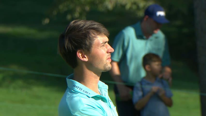 Ollie Schniederjans closes in impressive fashion at Wyndham