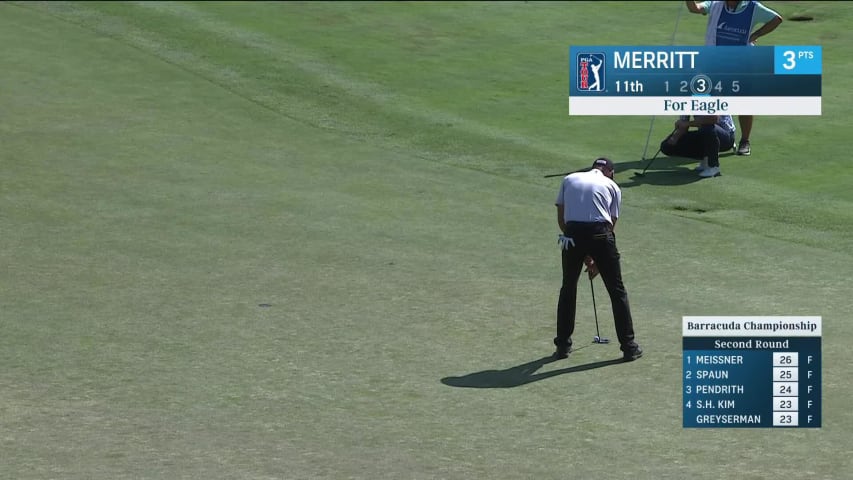 Troy Merritt makes eagle on No. 11 at Barracuda