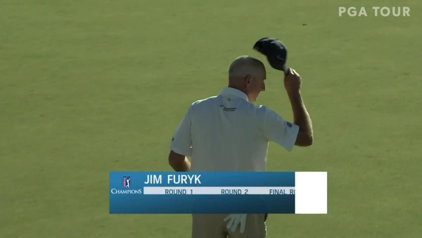 Jim Furyk's solid second sets up birdie at Dominion Energy