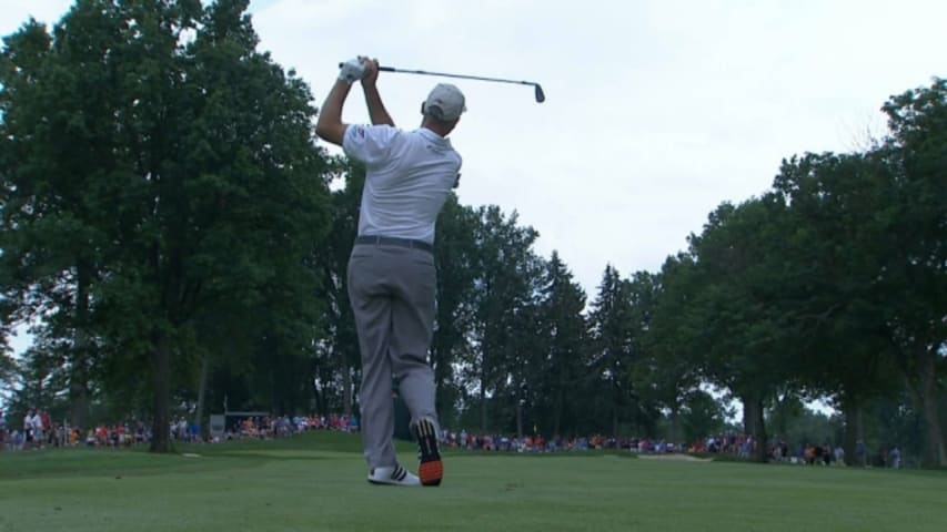 Jim Furyk’s solid approach sets up birdie at Bridgestone