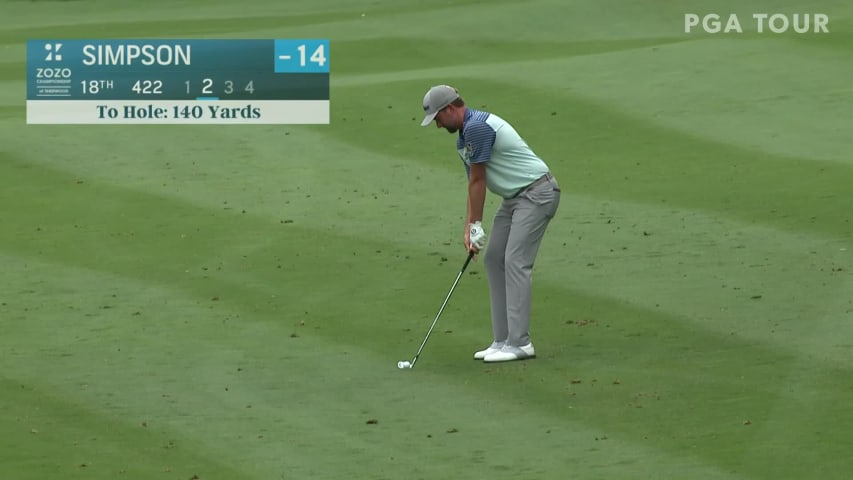 Webb Simpson makes birdie on No. 18 in Round 4 at ZOZO