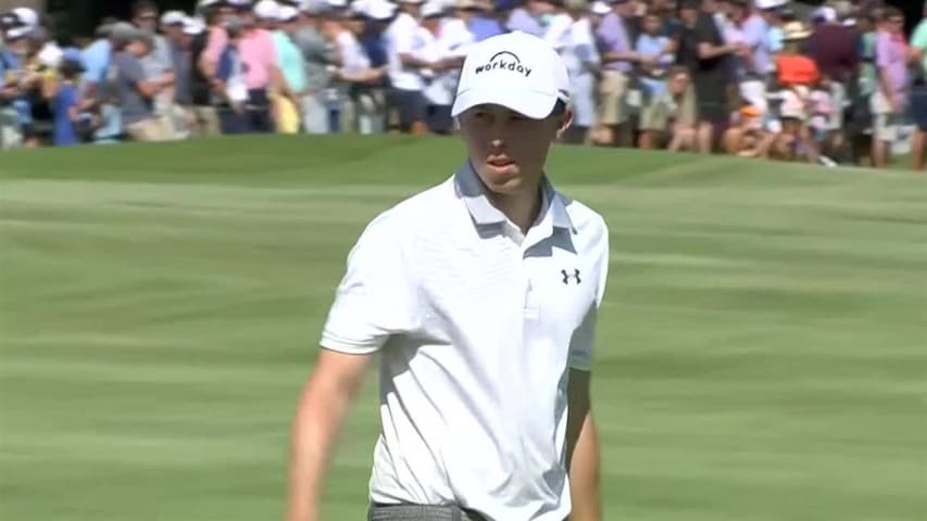 Matthew Fitzpatrick nearly makes albatross at WGC-FedEx St. Jude