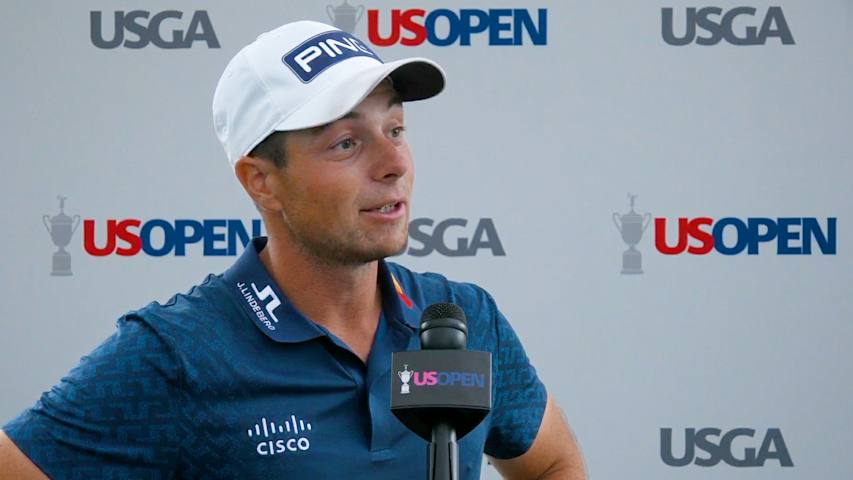 Viktor Hovland’s interview after Round 4 at U.S. Open