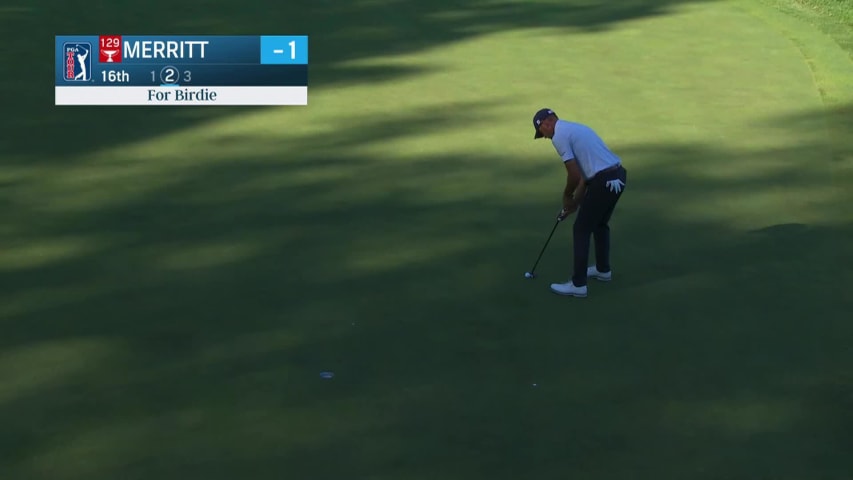 Troy Merritt makes birdie on No. 16 at John Deere