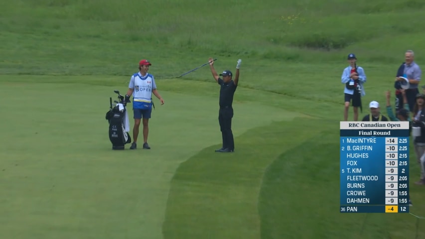 C.T. Pan spins it in for eagle at RBC Canadian