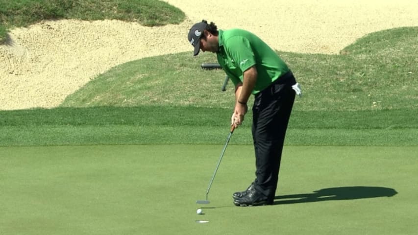 Steven Bowditch’s chip sets up birdie on No. 14 at Valero