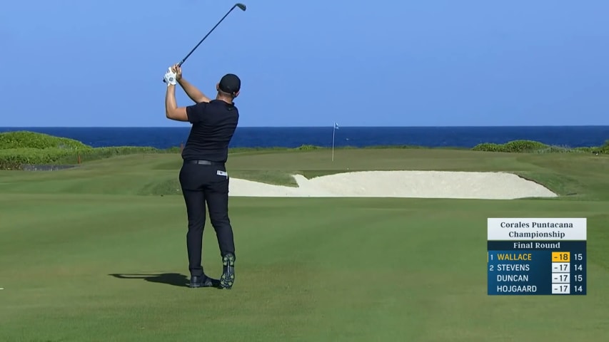 Matt Wallace wedges it tight to set up birdie at Corales Puntacana