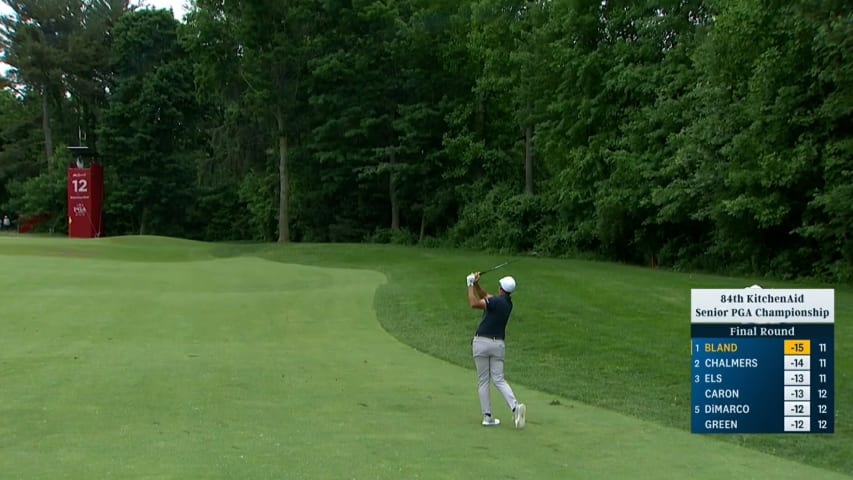 Richard Bland spins approach to set up birdie at KitchenAid Senior PGA