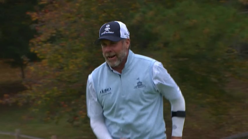 Doug Barron buries long-range birdie putt at Dominion