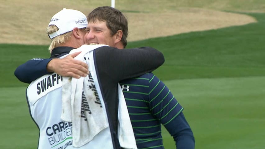 Hudson Swafford overcomes to win CareerBuilder