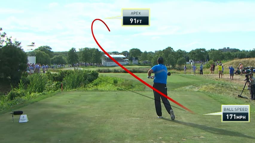 Patrick Reed's best shot trails at THE NORTHERN TRUST