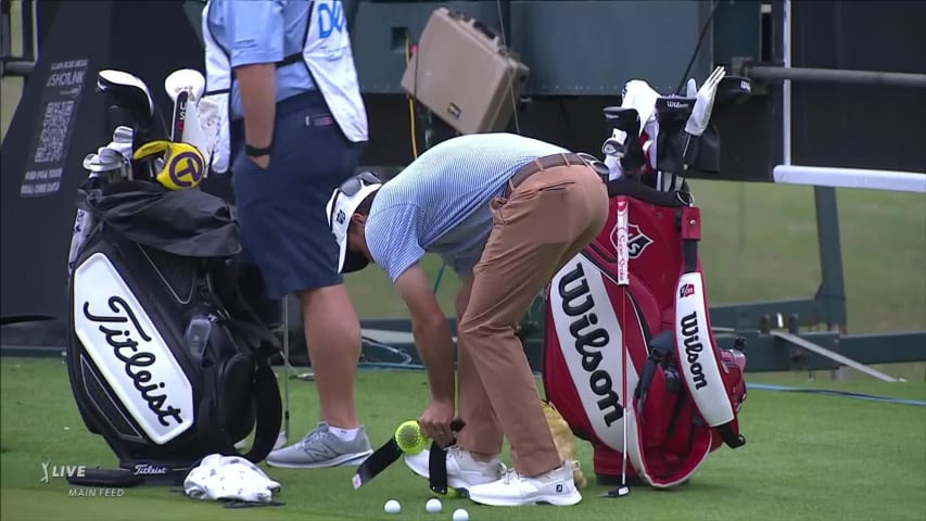 Kevin Kisner’s unique pre-round putting drill at WGC-Dell Match Play