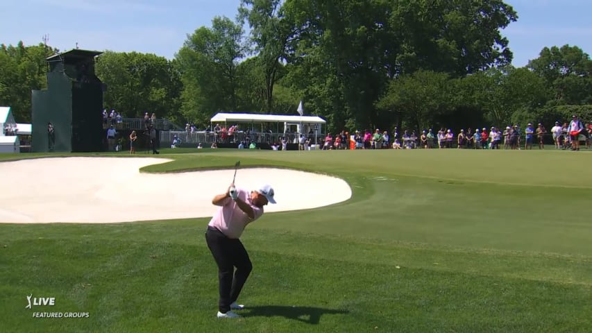 Shane Lowry converts birdie at Wells Fargo