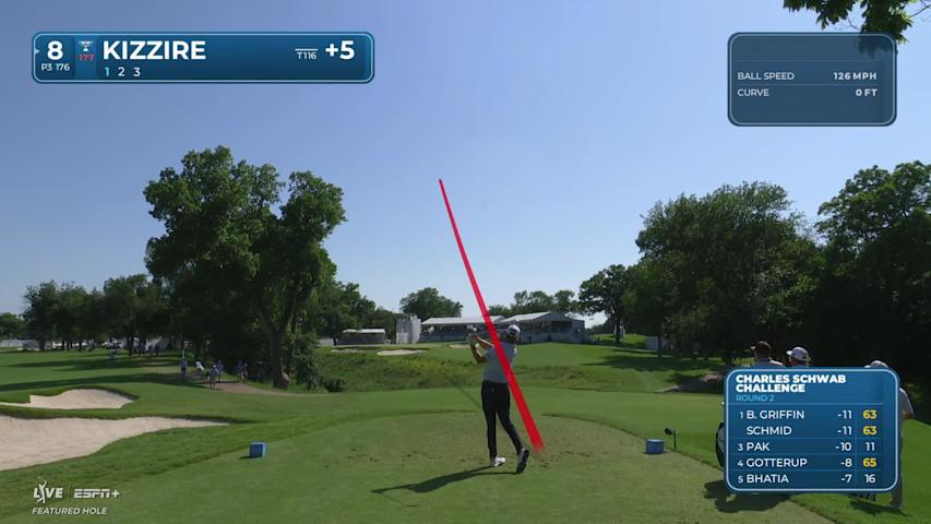 Patton Kizzire makes birdie on No. 8 at Charles Schwab