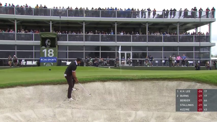 Charl Schwartzel makes up-and-down birdie from bunker at AT&T Byron Nelson