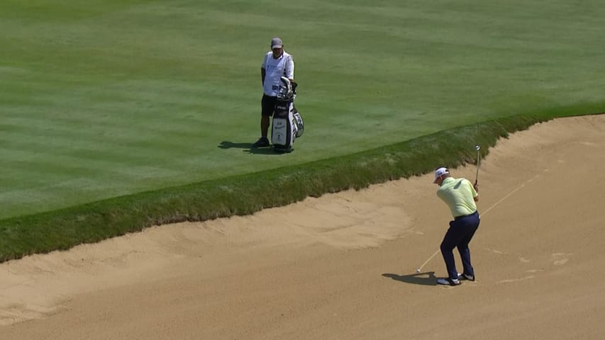 Jeff Maggert's hole-out bunker shot at Constellation SENIOR PLAYERS