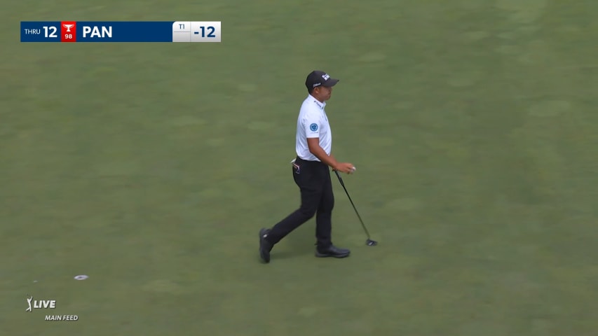 C.T. Pan's tee shot to 7 feet leads to birdie at John Deere