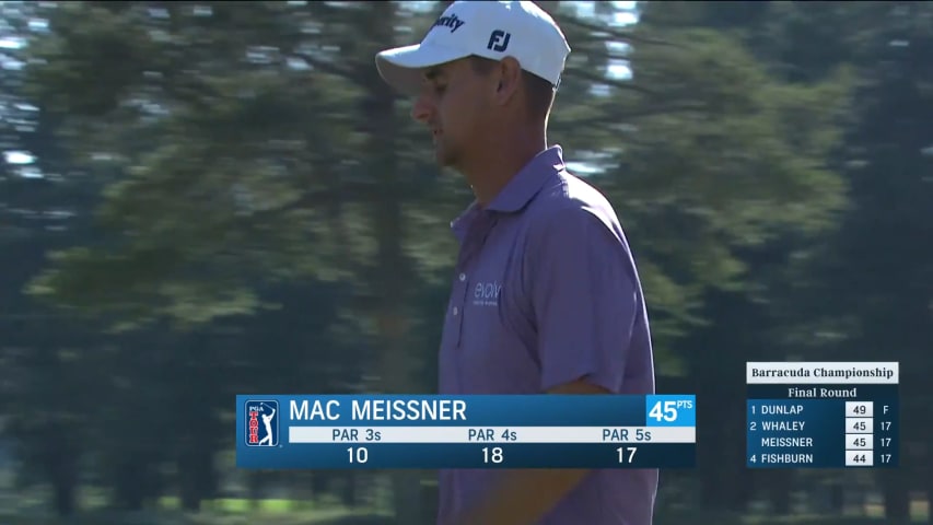 Mac Meissner makes birdie at Barracuda