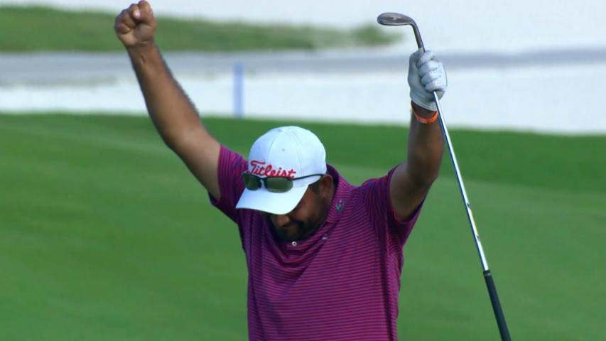 José de Jesús Rodríguez's solid eagle approach at the Great Exuma 