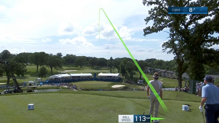 Bernhard Langer's tight tee shot leads to birdie at Principal