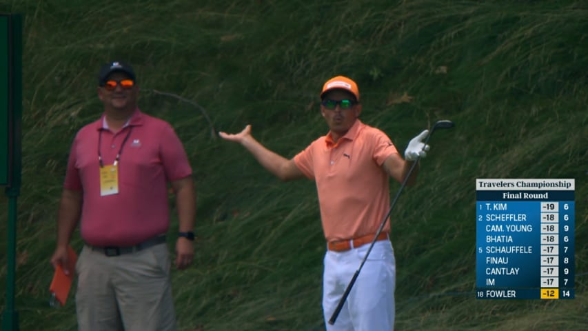 Rickie Fowler nearly aces par-4 for the Shot of the Day