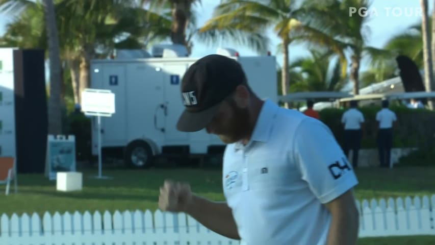 Tyler McCumber makes clutch birdie putt on No. 18 in Round 4 at Corales Puntacana