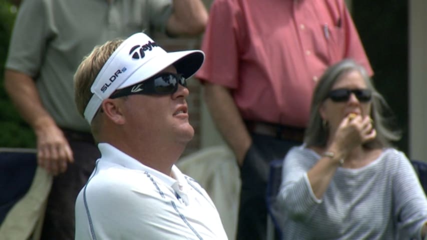 Carl Pettersson’s approach shot sets up birdie on No 17 at FedEx St. Jude