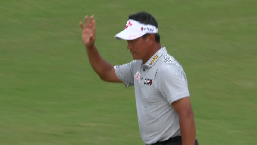 K.J. Choi's sweet bunker play saves par at the KitchenAid Senior PGA